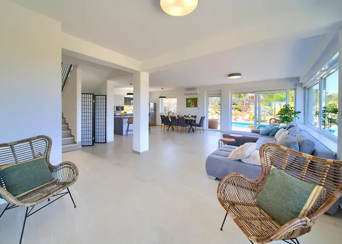 Bella Vista With Sea View 别墅 Klanice
